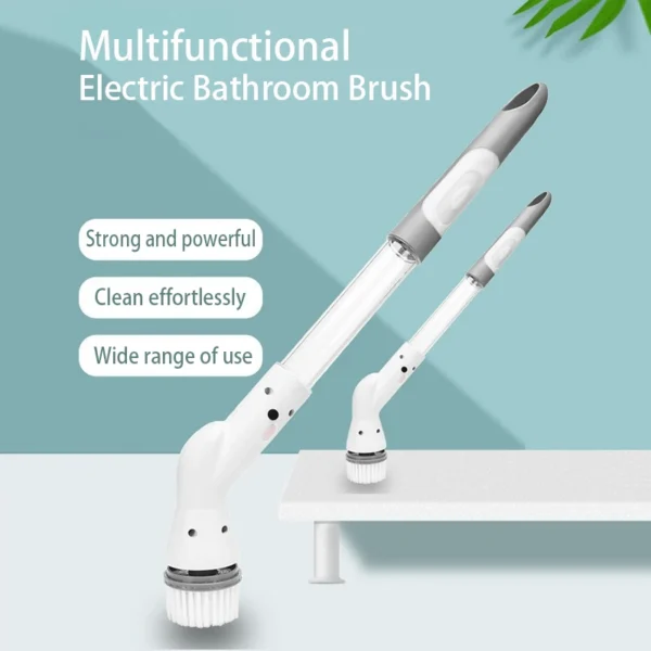 Electric Cleaning Brush Bathroom Window Kitchen Automotive Multifunctional Household Rotating Wireless Cleaning Machine - Image 2