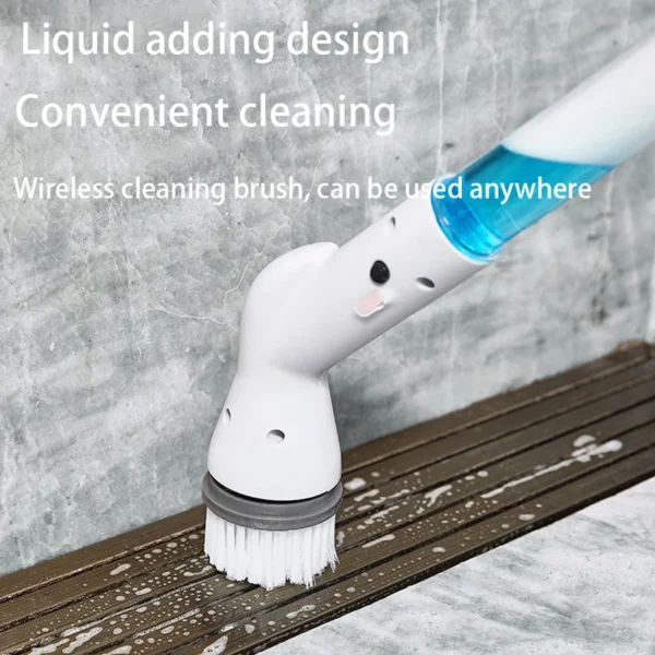 Electric Cleaning Brush Bathroom Window Kitchen Automotive Multifunctional Household Rotating Wireless Cleaning Machine - Image 3