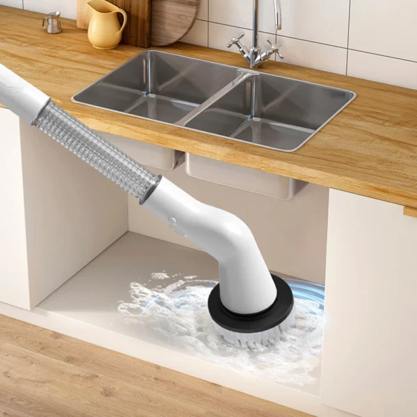 Electric Cleaning Brush 5 in 1 Multifunctional Household Wireless Rotatable Cleaning Brush For Bathroom Kitchen Windows Toilet - Image 3