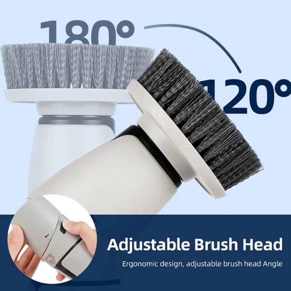 Electric Cleaning Brush 10 in 1 Electric Cleaning Brush Cordless Rotary Clean Brush Shower Cleaning Brush Kitchen Bathroom Home - Image 4