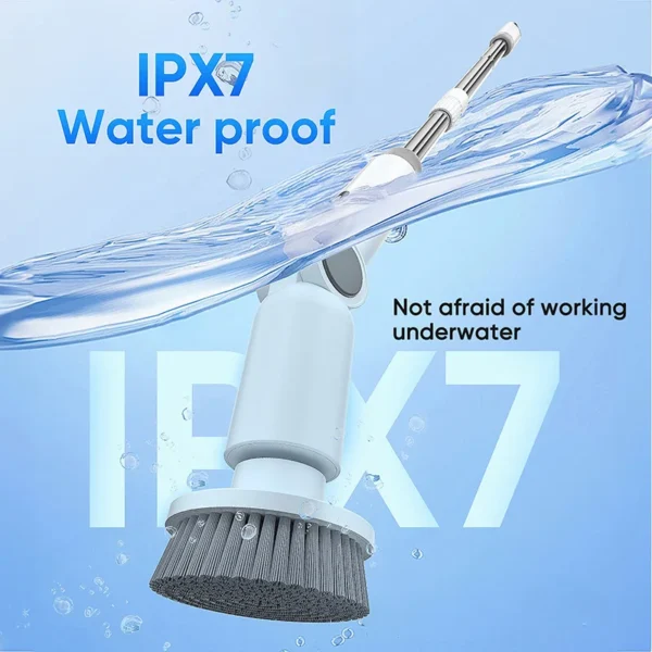 Electric Cleaning Brush 8 in 1 Multifunctional Household Wireless Rotatable Cleaning Brush For Bathroom Kitchen Windows Toilet - Image 4