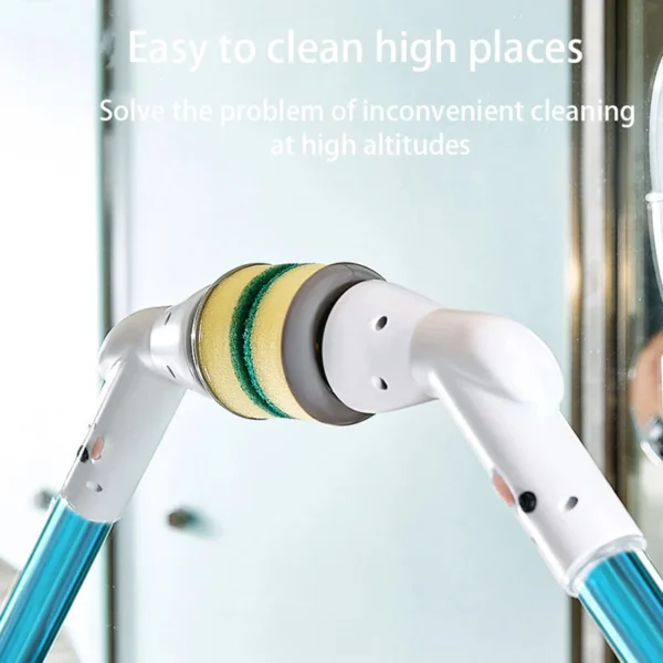 Electric Cleaning Brush Bathroom Window Kitchen Automotive Multifunctional Household Rotating Wireless Cleaning Machine - Image 4