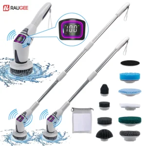 Electric Cleaning Brush 10 In 1 Multifunctional Cleaning Brush For Bathroom Kitchen Toilet Wireless Rotatable Cleaning Brush