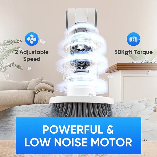 Electric Cleaning Brush 8 in 1 Multifunctional Household Wireless Rotatable Cleaning Brush For Bathroom Kitchen Windows Toilet - Image 3