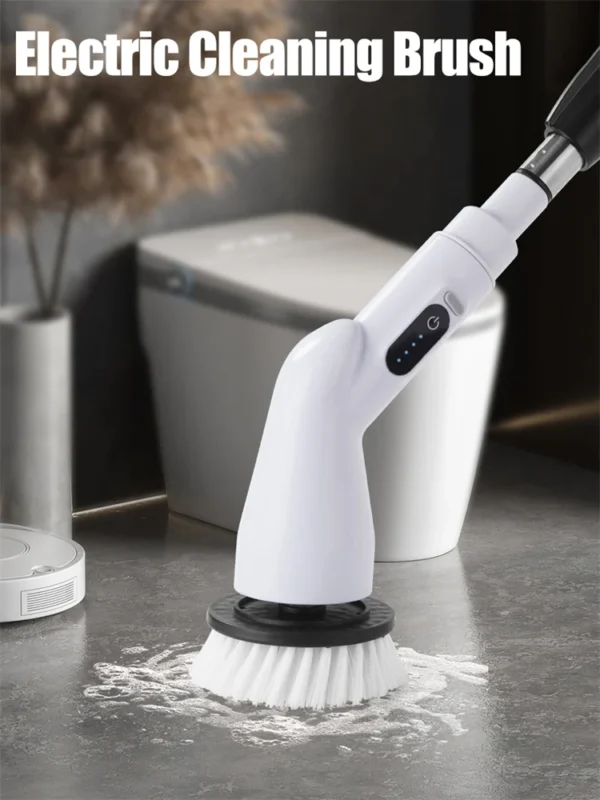 Electric Cleaning Brush 9 in 1 Multifunctional Household Wireless Rotatable Cleaning Brush For Bathroom Kitchen Windows Toilet - Image 2